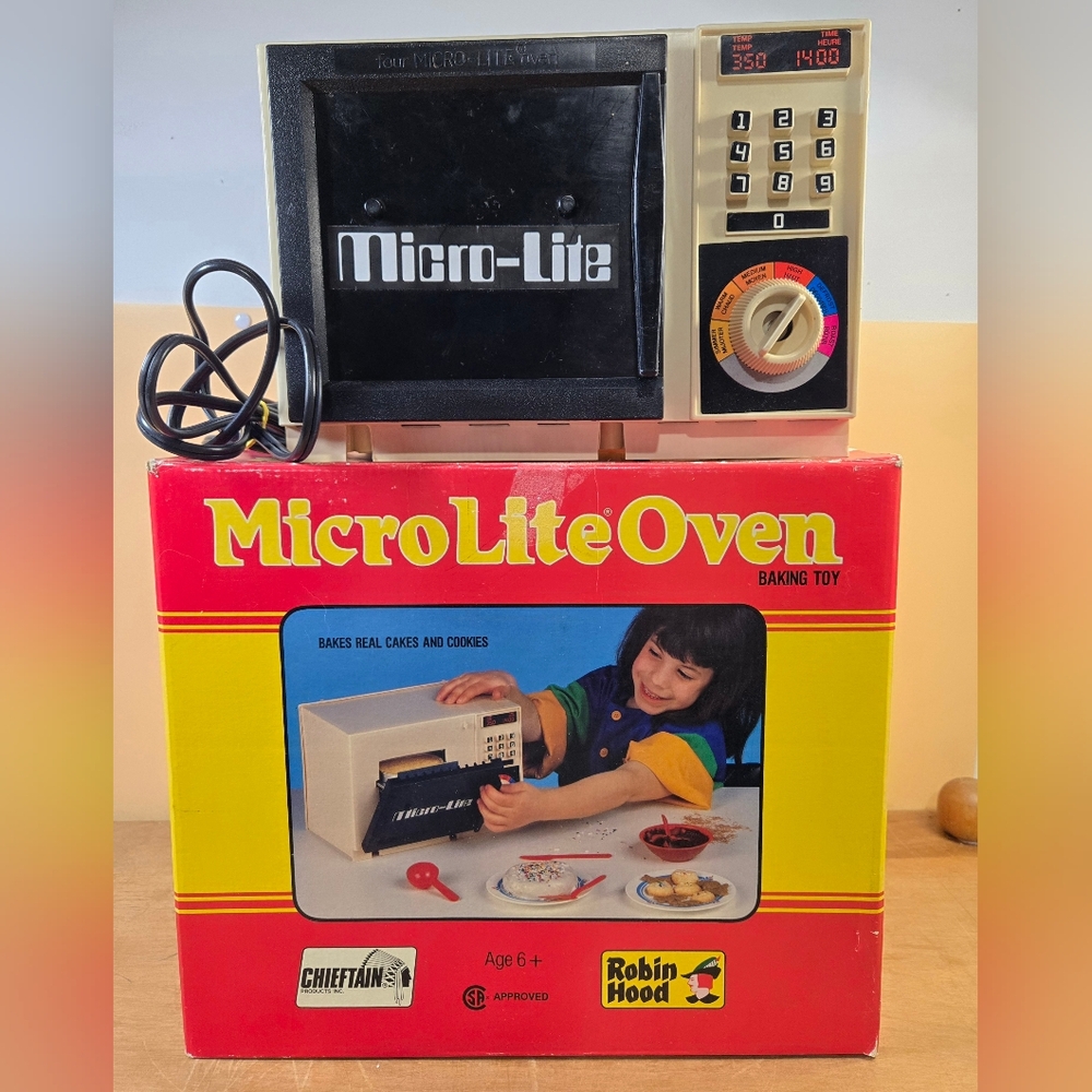 🐰Vintage Robin Hood Micro-Lite Oven with box. Work. Without accesories.